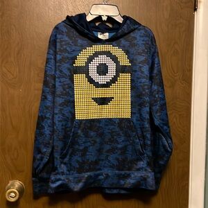Despicable Me blue and black minion hoodie size XXL (18)